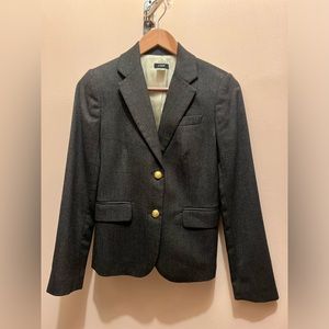 J Crew Grey Wool Blazer